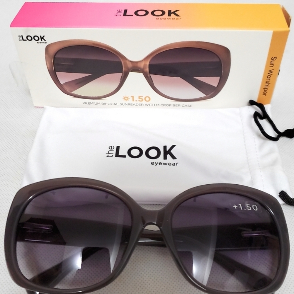 The Look Sunreaders +1.50 Reading Glasses New